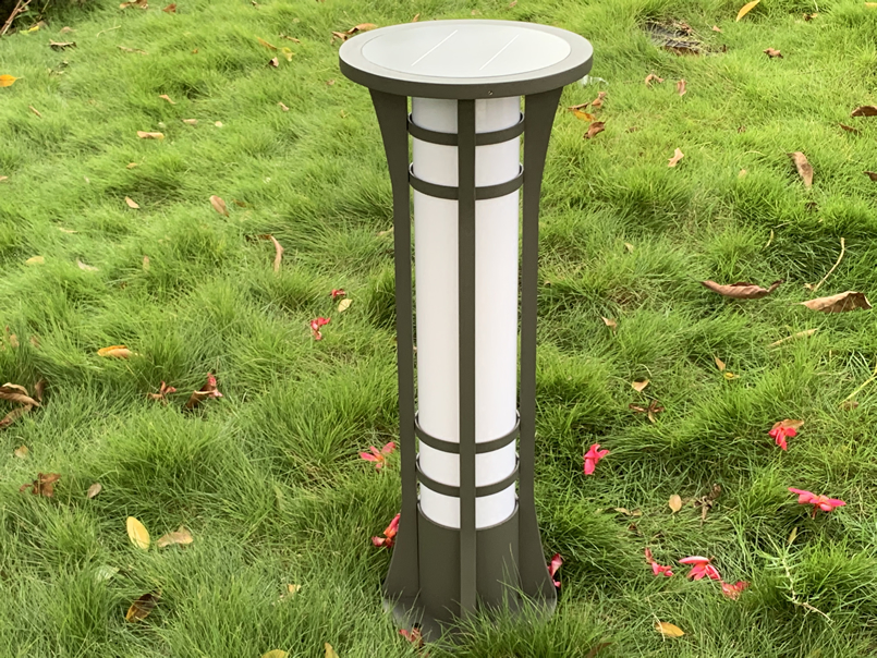 Bright Energy Saving Lamp LED Outdoor 5W Solar LED Garden Bollard Light for Border Driveway Pathway Walkway Lighting