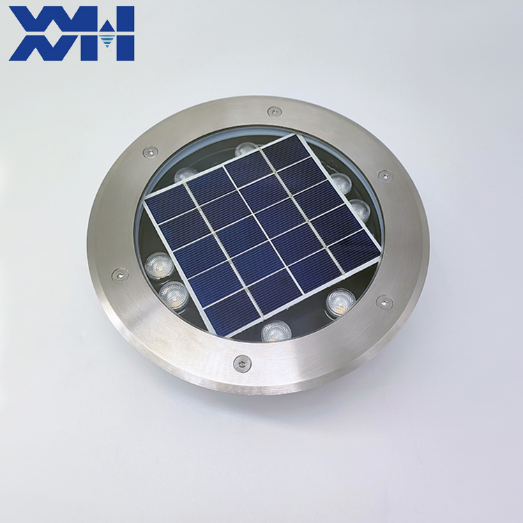 Solar Powered Deck Light IP67 Waterproof Garden Underground Outdoor Recessed Floor Lamp Patio Stair Spotlight