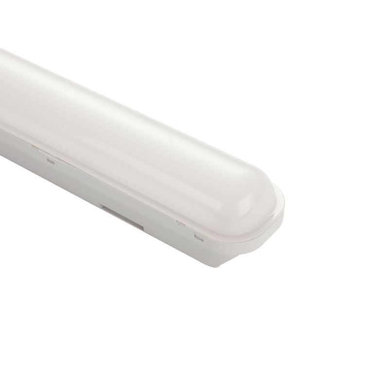 Warehouse Tri-proof Light Anti-Glare IP65 Waterproof Steel Led Light Fixture with CE Certification 3-Year Warranty for Corridors