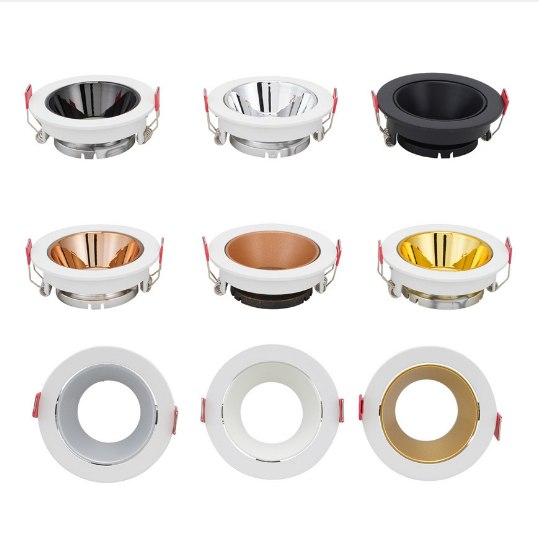 Mr16 Module & GU10 Housing Frame Adjustable Square LED Downlight with Casing & Camera Fixture Recessed Fitting for MR16 GU10