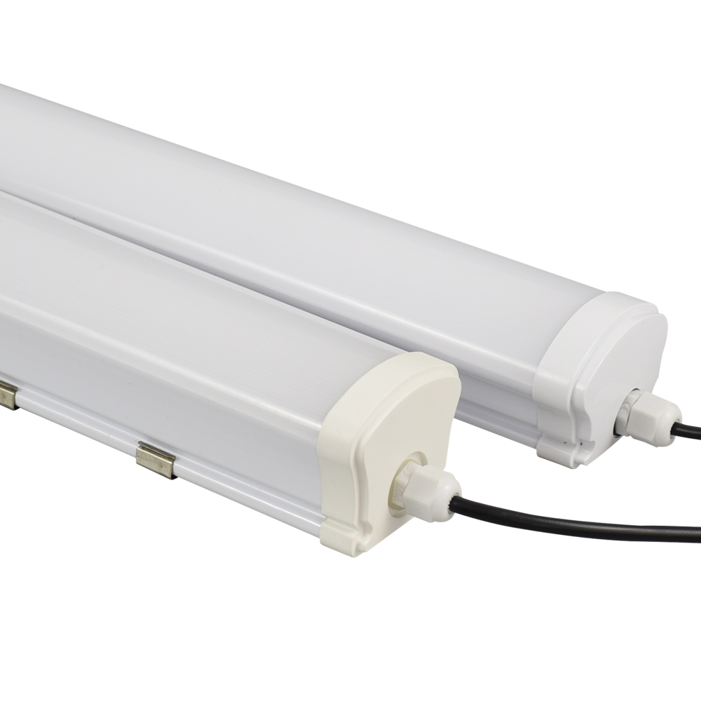 Series And Parallel With IP65 IK08 Flame-retardant V2 Anti-corrosion WF2 LED Linear Tri-proof Fluorescent Lamps