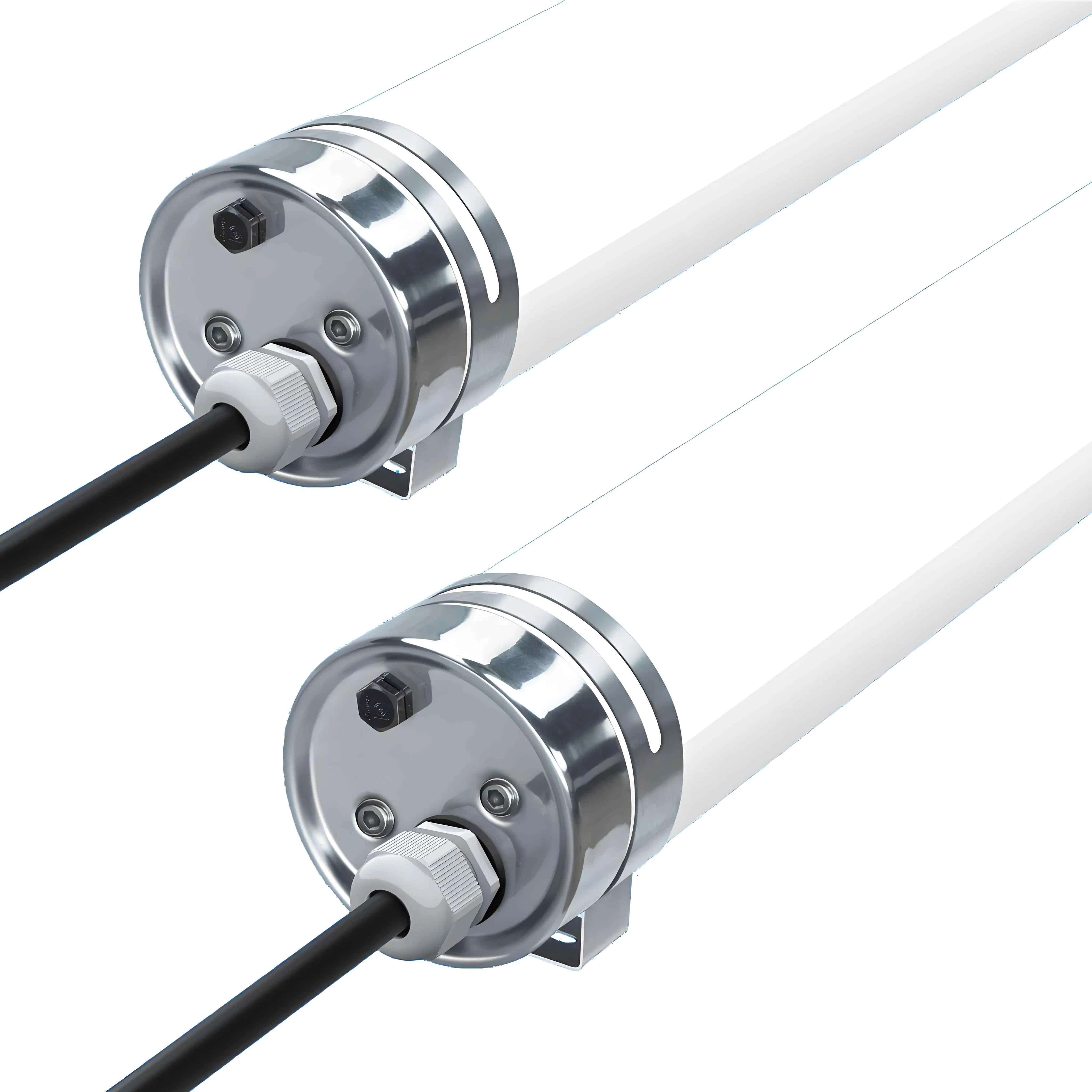 IP67 Tri-Proof Light Tubular Explosion Waterproof D75mm 60W LED Batten Light