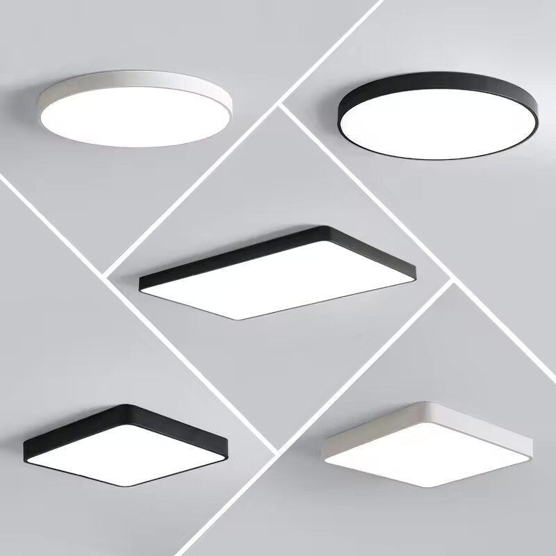 IP45 3000k 4000k 6500k Modern ultra Thin Led Ceiling Panel Light Ceiling Decorative Recessed Indoor Lighting Lamp for Home