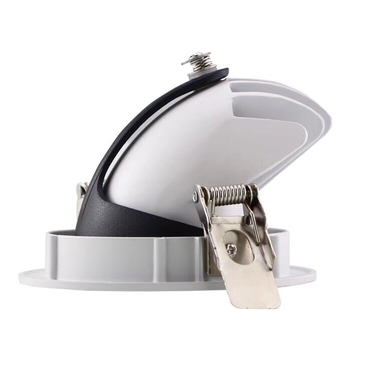 Store Lighting 40W Fresh Meat Spot Lights Adjustable Gimbal Downlight COB LED Down Light With Pink Color