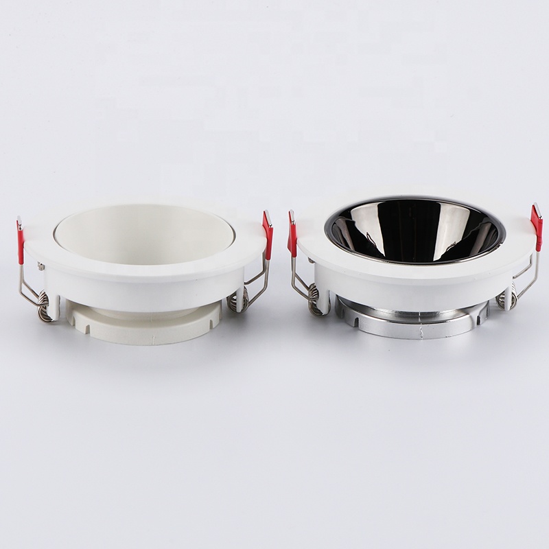 Mr16 Module &amp; GU10 Housing Frame Adjustable Square LED Downlight With Casing &amp; Camera Fixture Recessed Fitting For MR16 GU10