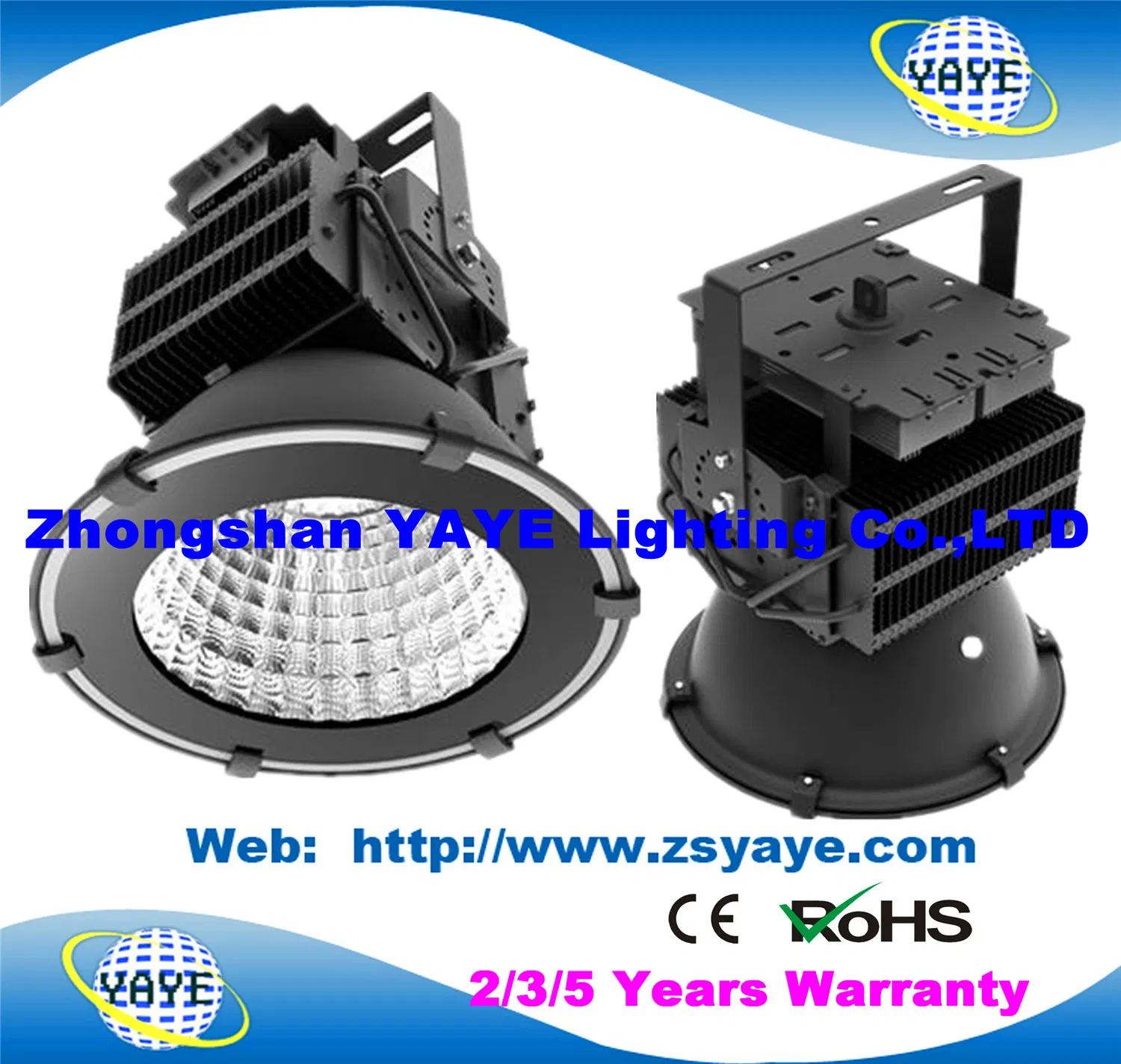 Yaye 18 Hot Sell Waterproof IP65 120W LED High Bay Light / 120W LED Industrial Lamp with 5 Years Warranty