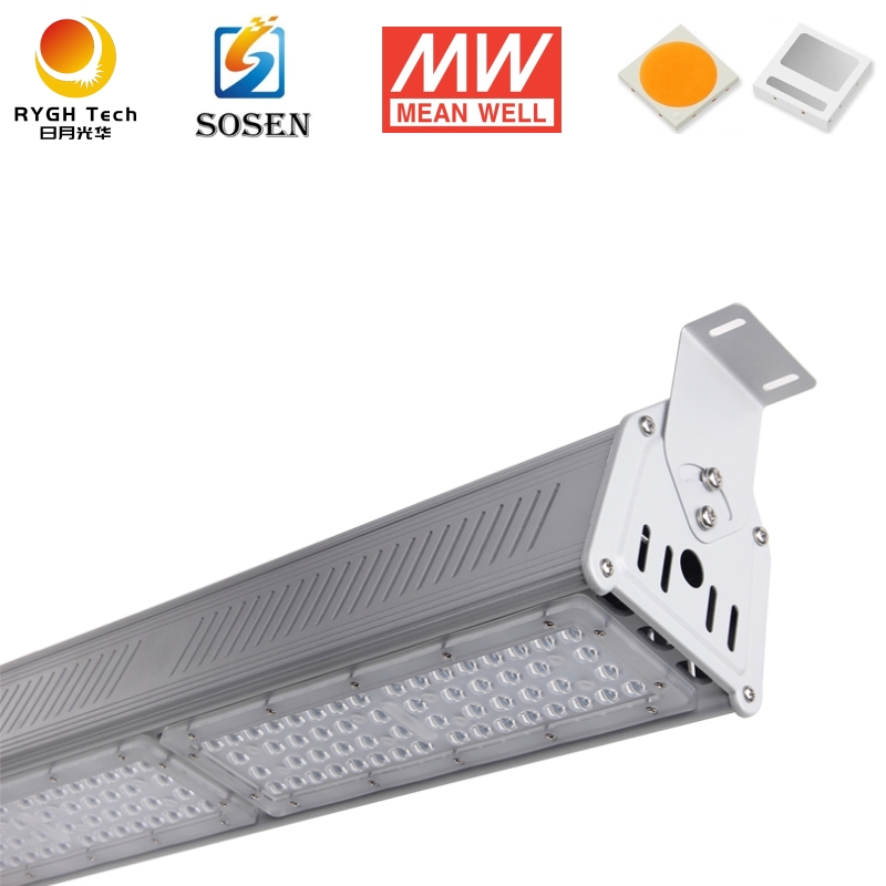 80W 120watt 160W 500W 1000w Triproof 200 Watt Ip66 Garage Industrial Led High Bay Linear Light Industrial Outdoor Light