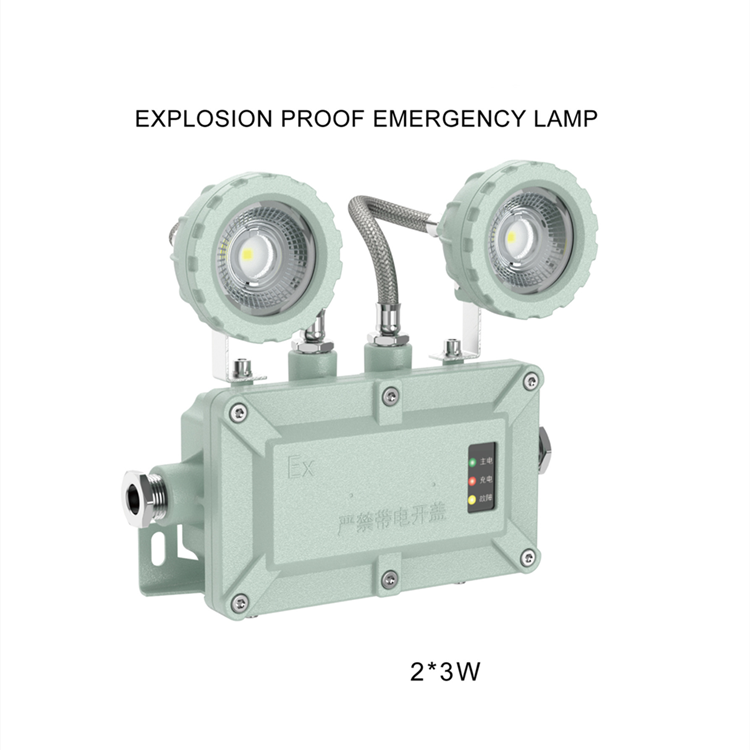 ATEX Certificate 220v Changzhou Supplier Led Anti Explosion Light Tri-proof Rechargeable Emergency Led Lamp