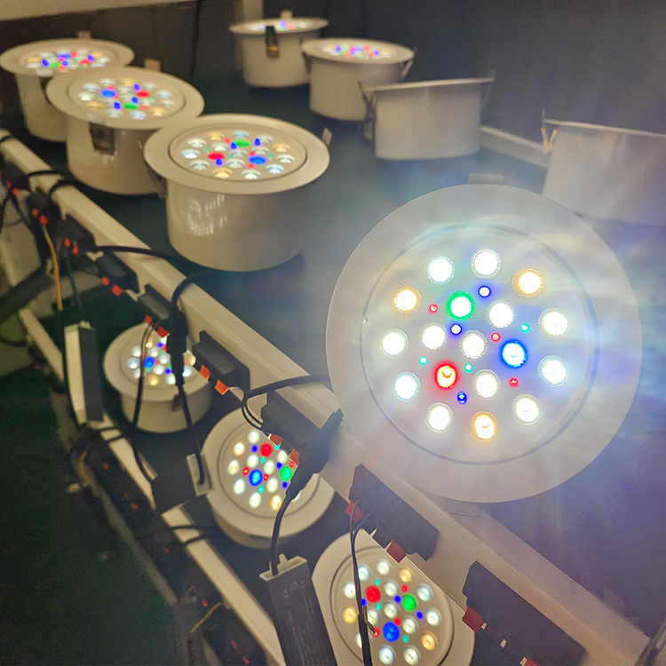 Ultra-Thin LED Recessed Down Light for Jewelry Shop Modern Design Style with Rotating Lights Aluminum Lamp Body for Indoor Use