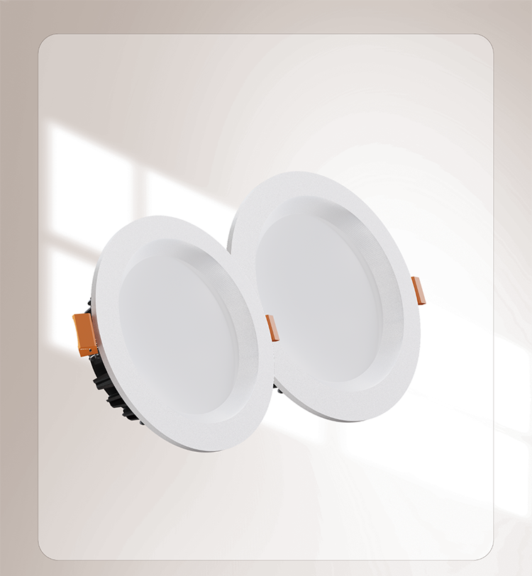 PULUOTI Premium Recessed Full-spectrum LED Aluminum Downlights 90mm Cut Ultra-thin Profiles Modern Indoor Use High CRI Durable