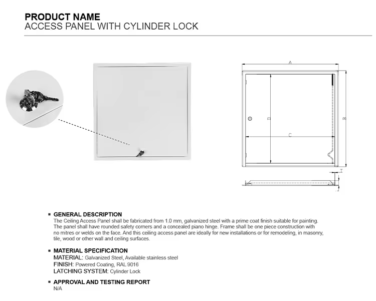 Product Specification Drawing 2