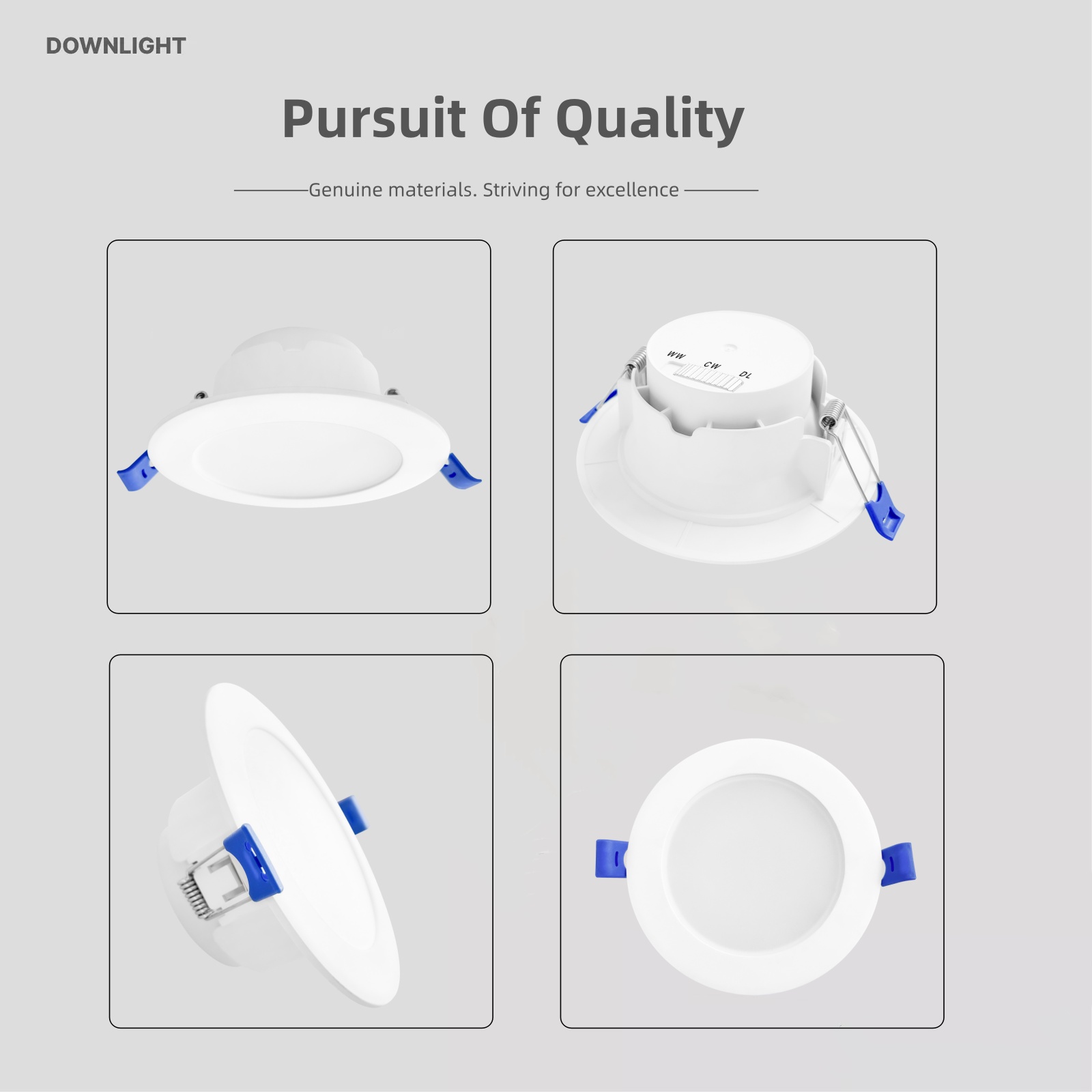 Ultra Slim down light Australian 8w Saa Certificate 3cct Adjustable Downlight Dimmable Led recessed lights Aluminium Spotlight
