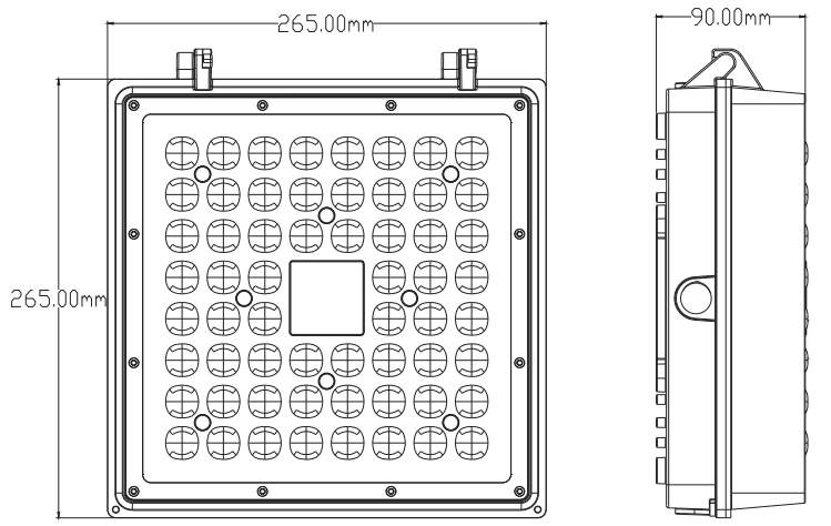 Explosion-Proof Corrosion-Resistant Emergency Light High Power 140W Three-Proof IP65 Detail