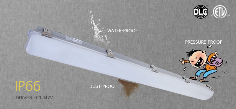 Anti-Corrosion Tri-proof LED Light Durable Industrial Lighting Solution Impact-Resistant Corrosion-Resistant Vapor Tight