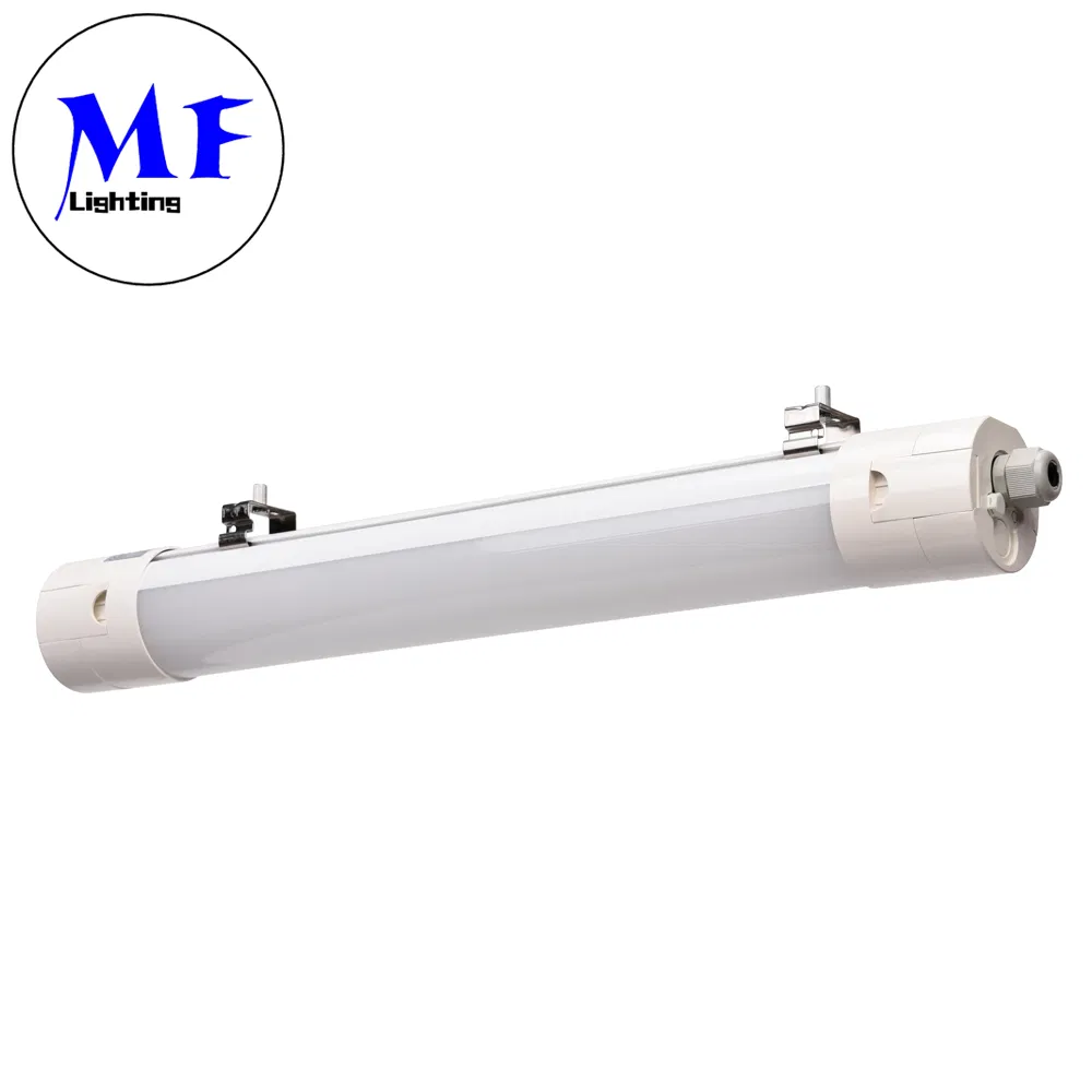 IP65 25W/40W/60W Basement Supermarket Waterproof Explosion Proof Dust Proof Emergency Tube LED Tri-Proof Light with CE and RoHS Certificates