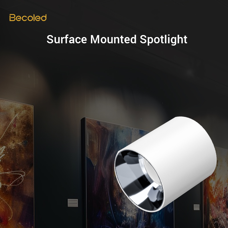Modern 10W Power LED Downlight Home Office Living Room Indoor Aluminum Waterproof IP65 Adjustable Cob Chip Surface Mounted