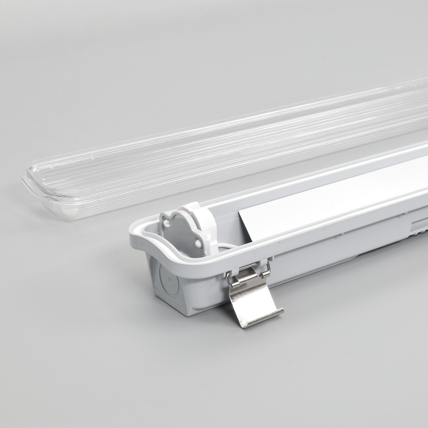 Pass 0.63m Drop Tested Fool-proof Wiring 3-Year IP65 IK08 Waterproof Warehouse LED Tri-proof Light