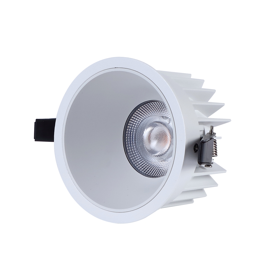 Modern Design 25W IP65 Anti-Glare LED Down Light Recessed Shower Spotlights for Hotels Waterproof Aluminum Body Material
