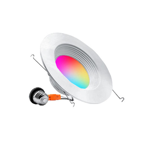 UL ETL Energystar Factory Hot Sales Tuya APP Voice Control RGB Smart WiFi 6 Inch LED Ceiling Recessed Retrofit Downlight