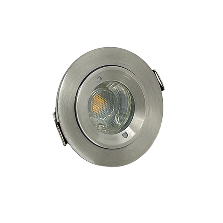 COB LED Downlight Dimmable Single or Double Round Spot Light Recessed Ceiling Lamp for Living Room or Office-IP44