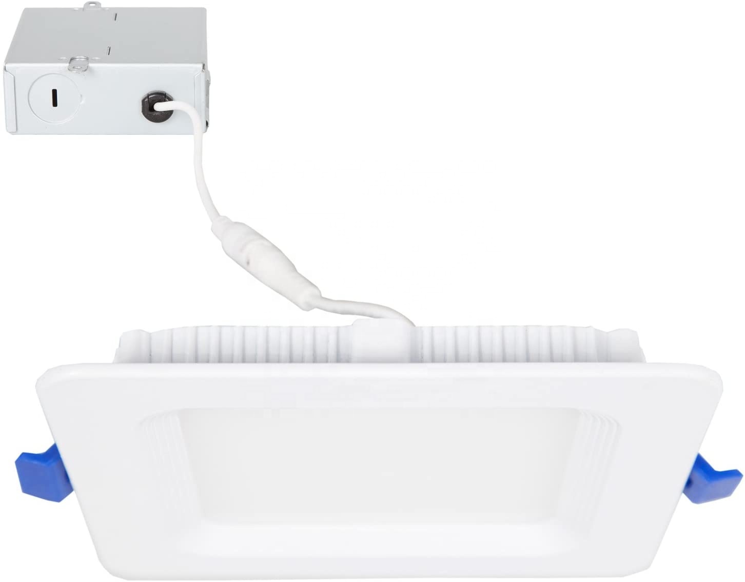 4 Inch Square Slim LED Recessed Lighting Ultra Thin Downlight Ceiling Light 120V AC / Dimmable Square Shape Ip44 Aluminum Modern