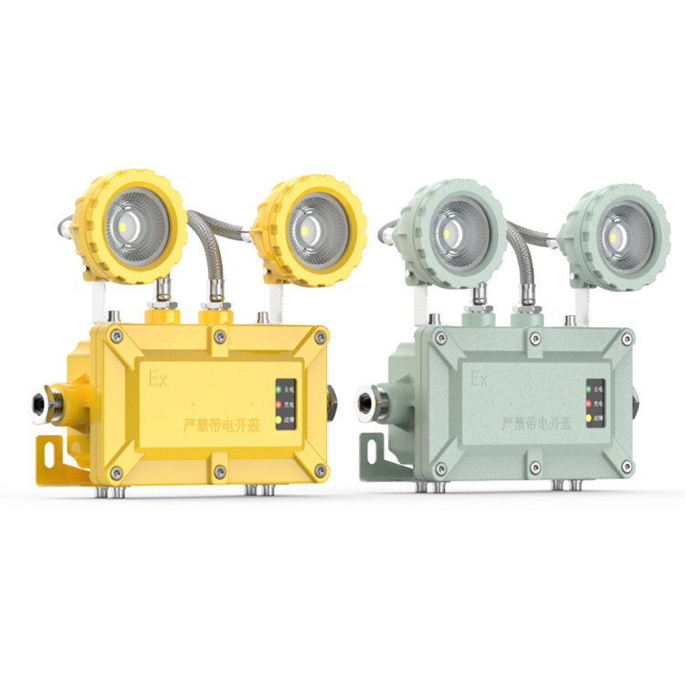 Explosion proof twin spot emergency light