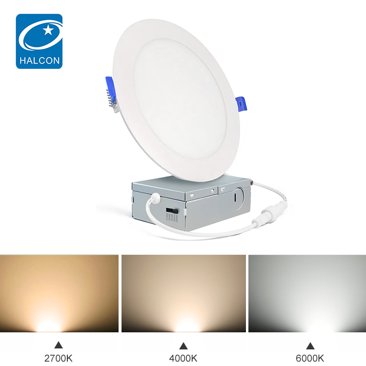 High Quality Bedroom Living Room Recessed Mounted 9w 12w 18w 24w Slim Round Led Ceiling Panel Light