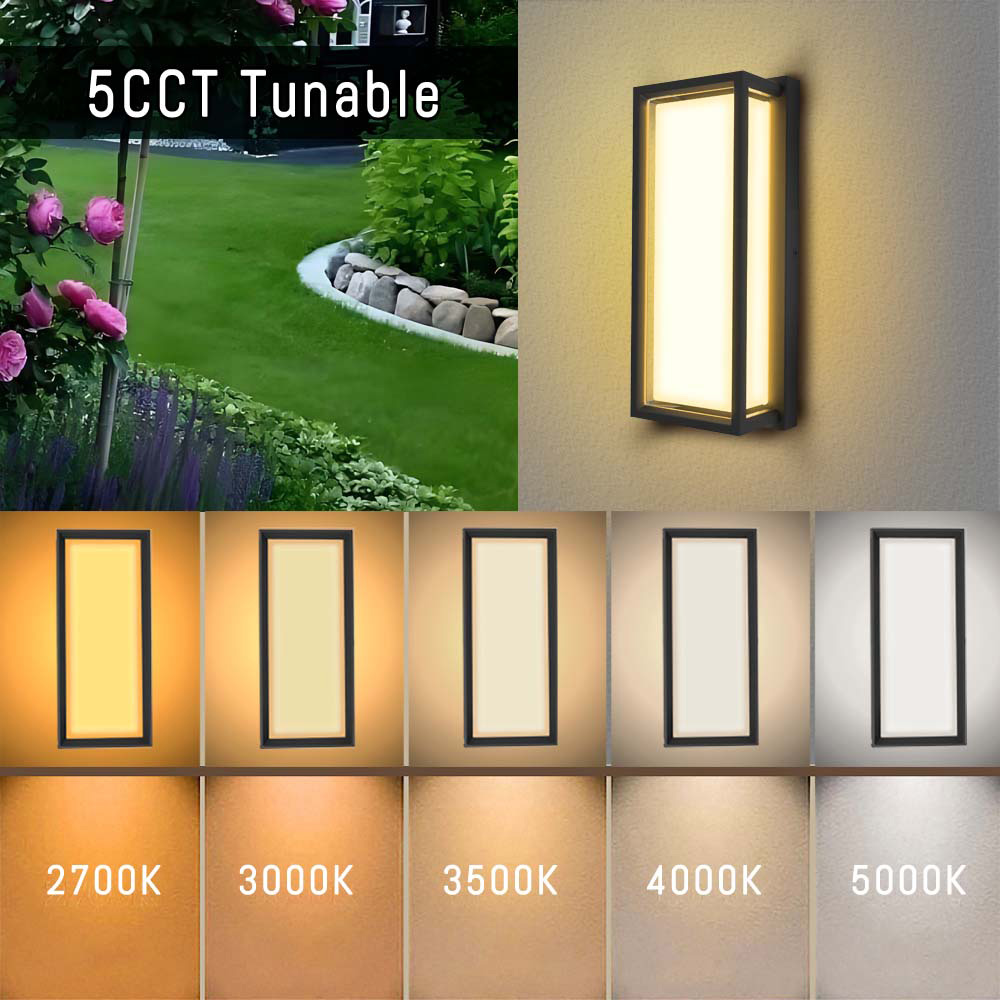 Outdoor LED Wall Light IP65 Waterproof Aluminum up Down Lamp for Garden Villa Hotel Modern Exterior Lighting OEM 5-Year Warranty
