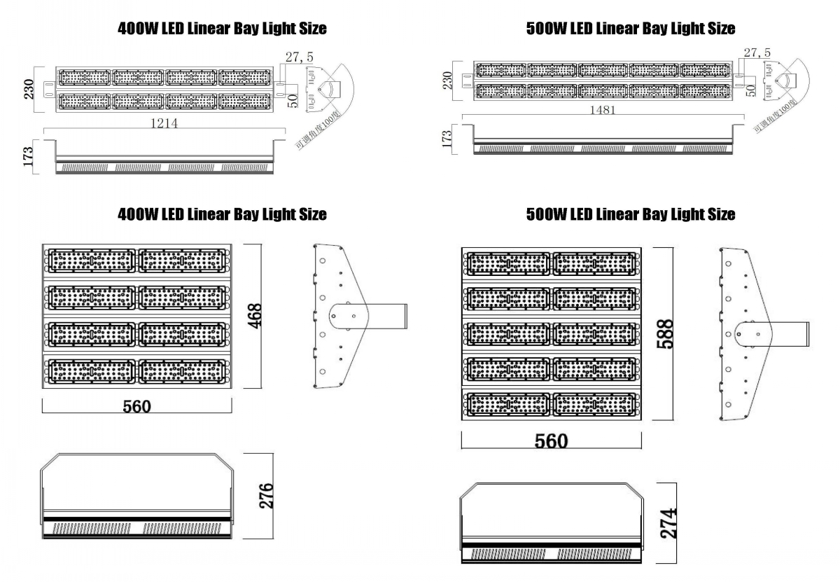 LED Linear High Bay Light Detail 6