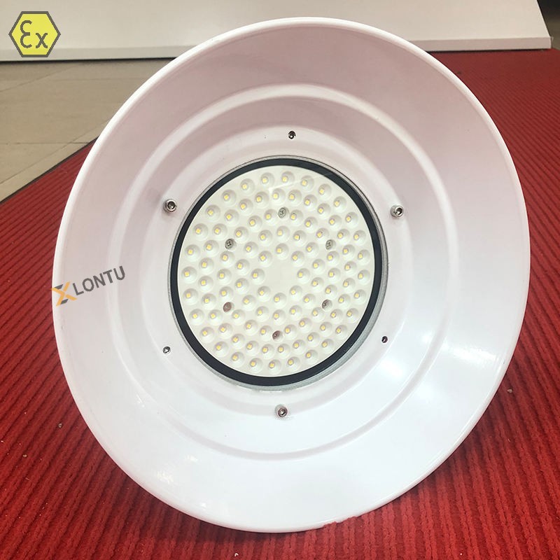 Explosion-Proof 50W-250W Aluminum G13 LED High Bay Lights Atex Zone 1-21 IP65 Rating 6000-6500K Color Temp