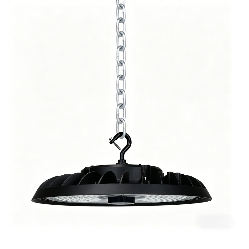 150W Round UFO High Bay Light with Induction Function Waterproof Industrial LED Lamp Perfect for Workshop Mall and Parking Area Lighting