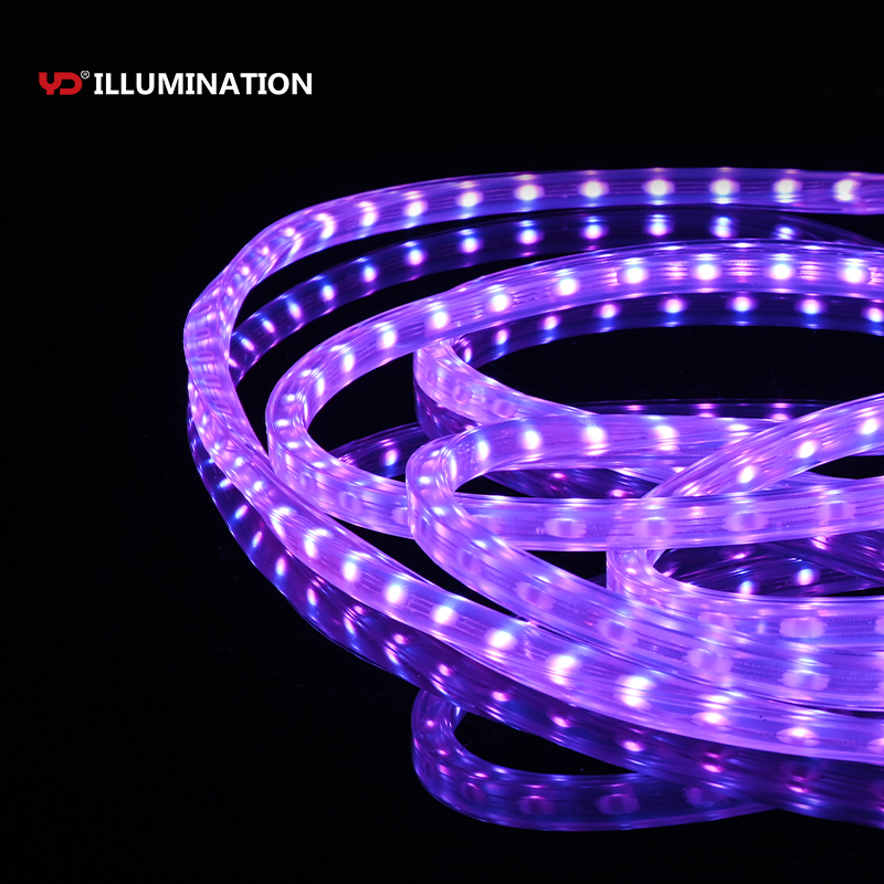 Flexible PVC COB LED Strip Light 24V IP68 Waterproof High Brightness V-0 for Landscape and Modern Building Illumination
