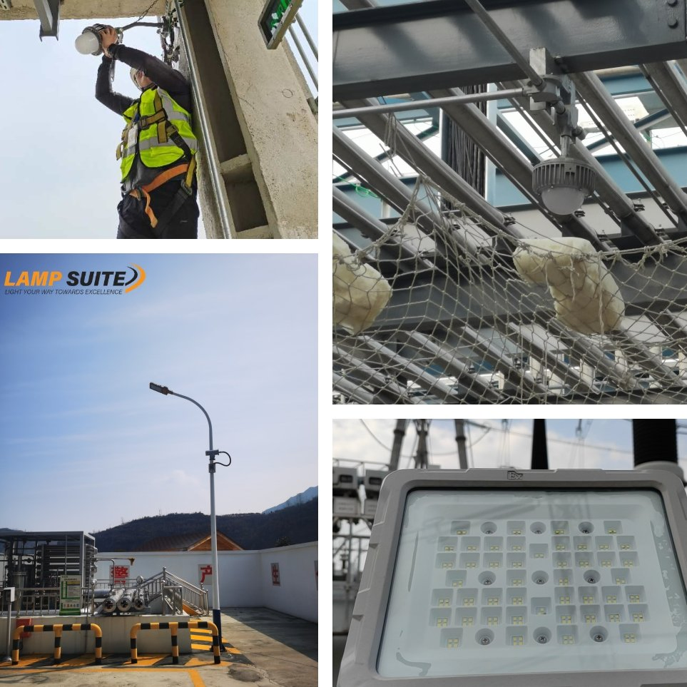 High-Efficiency Tri-Proof Explosion Proof LED Street Lamp Road Lighting for Industrial Plant