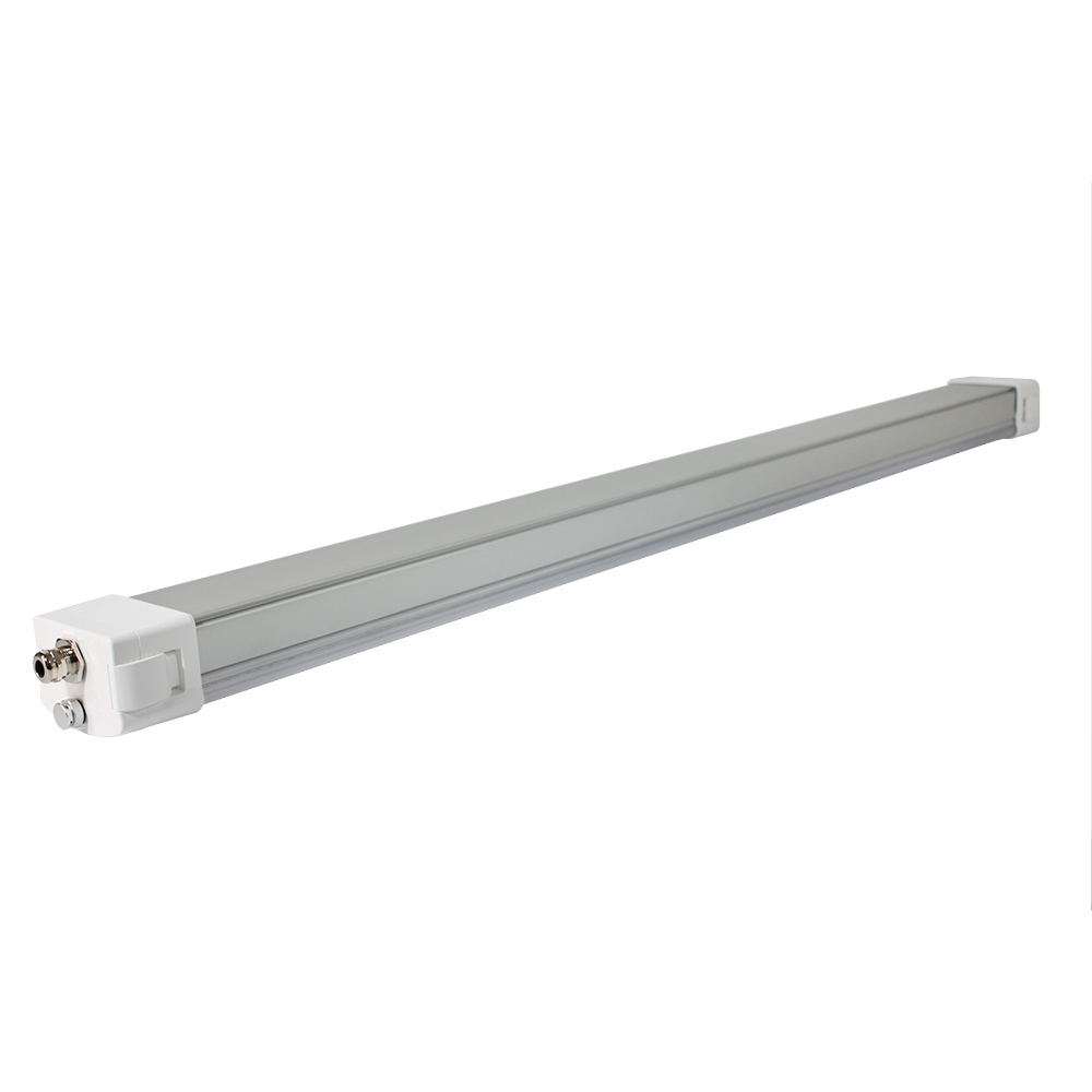 IP65 4FT LED Tri-proof Weatherproof Waterproof Outdoor Light With Linkable Design 5000K Daylight AC 85-265V 5-Year Warranty
