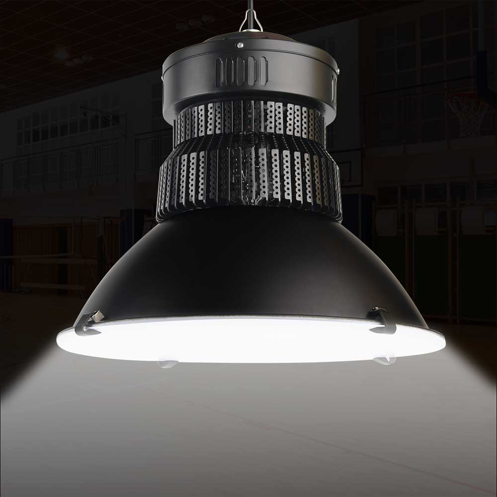 Ceiling Industrial LED High Bay Light 150W/100W IP44 Rated 120 Beam Angle 6000K Daylight Factory Warehouse High Ceiling Light