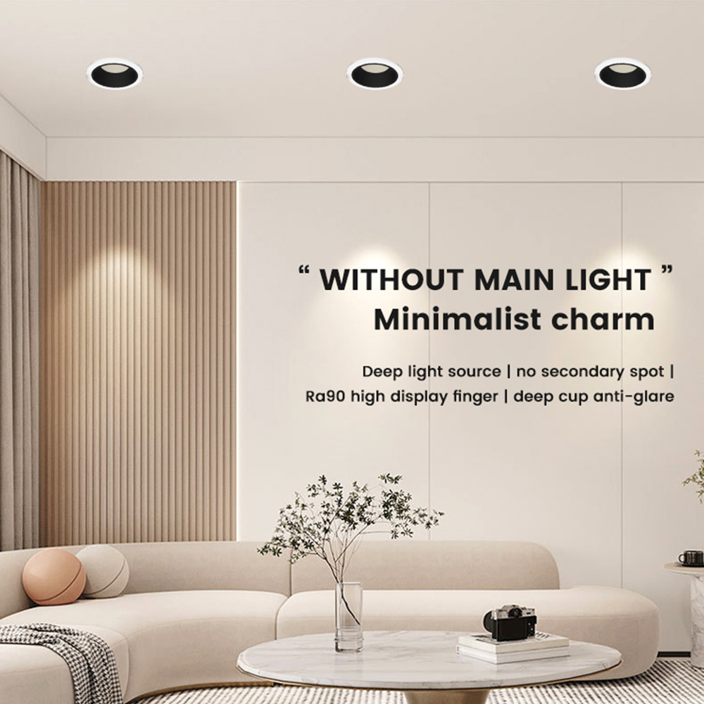Aluminum Material Into the Modern Recessed Ceiling Lighting Led Indoor Home 12W Downlight