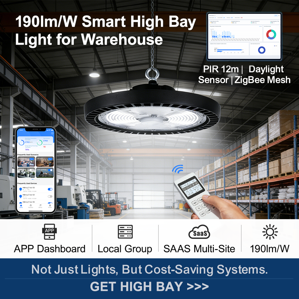 100W UFO LED High Bay Light 3000K-6000K Selectable IP65 For Warehouse Workshop Industrial Lighting