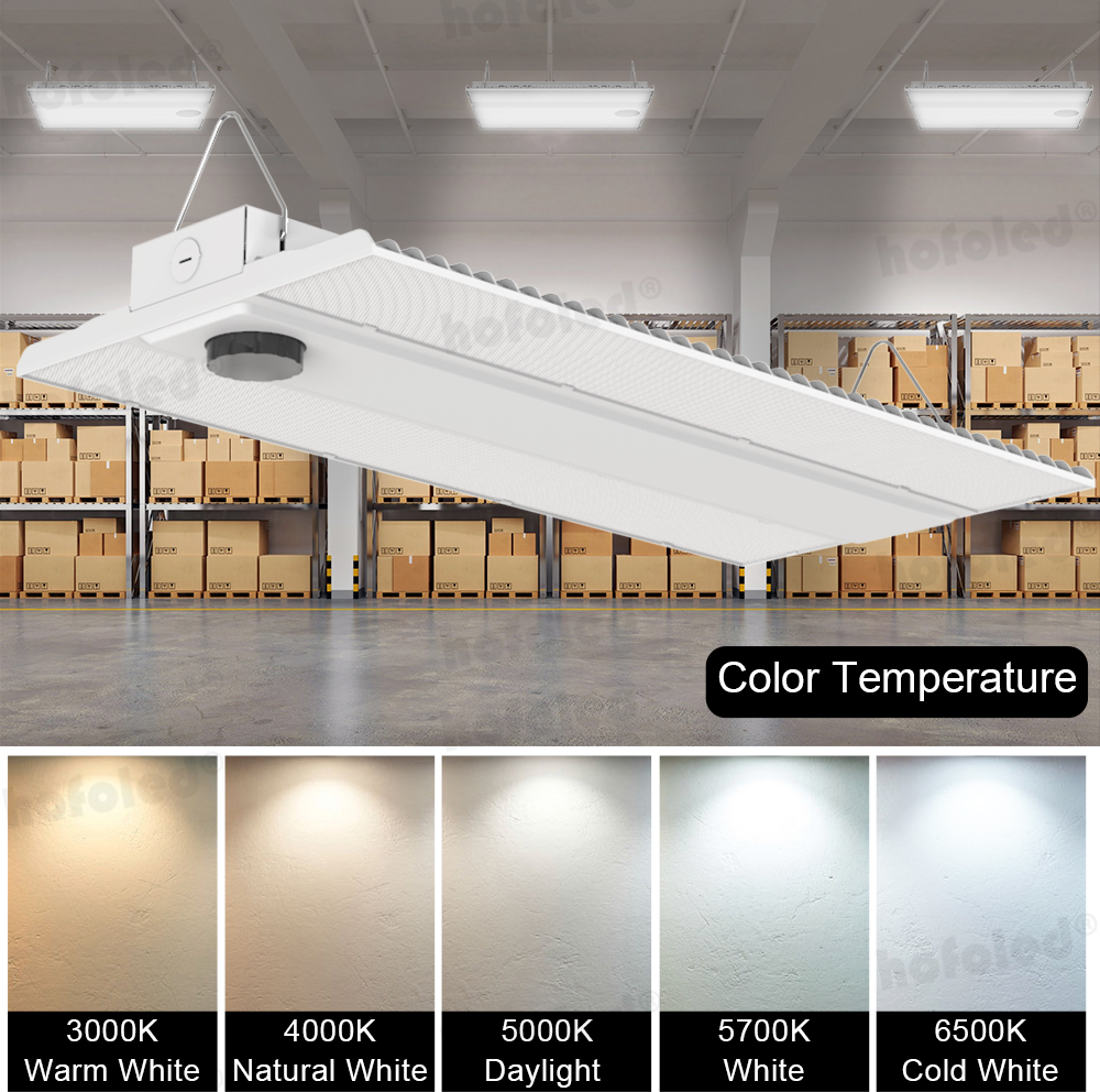 5 Year Warranty Ceiling Suspended Lamp 240W Surface Mounted Anti Glare Frosted DALI 100-277Vac LED Linear High Bay Shop Light