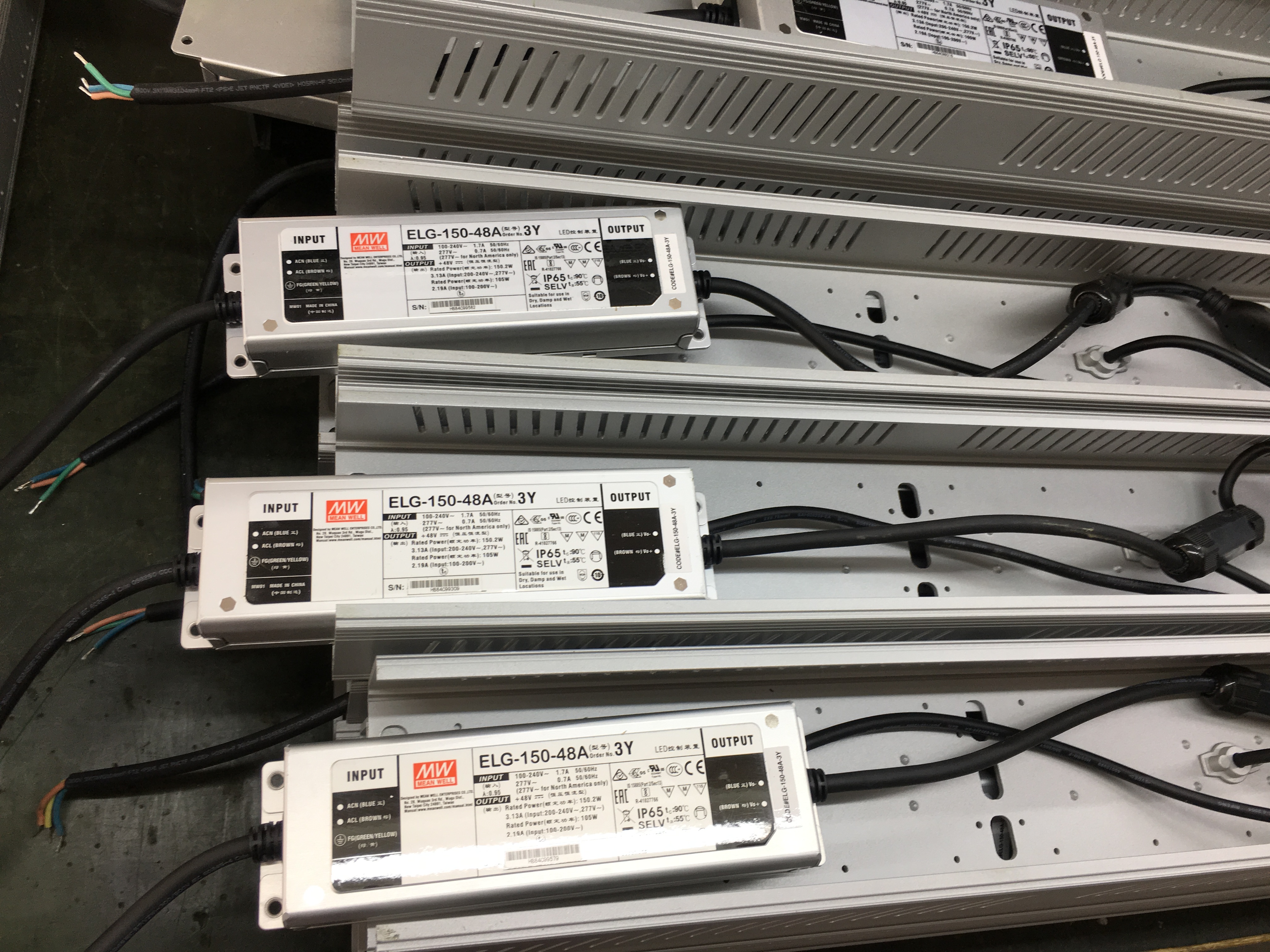 150W LED Linear High Bay Light MEANWELL Driver