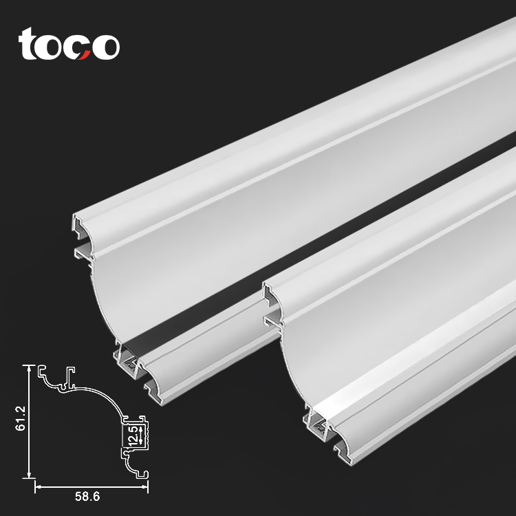65X65mm Plaster Line LED Aluminum Profile