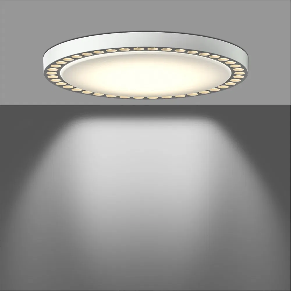 Smart Dimmable LED Composite Ring Ceiling Light with Backlight Zigbee APP Control