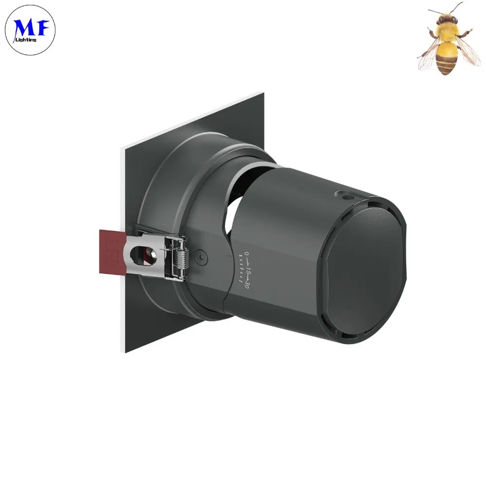 Angle Adjustable 5W 7W 10W 15W 18W 2inch 3inch 4inch Beam 15° /24° /36° Square Circle Trim Recessed Concealed Indoor Commercial LED Spot Down Light