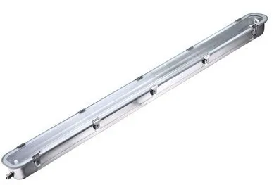 Anti-Explosion Stainless Steel LED Linear Tube Ik10 IP65 Tri-Proof Lighting