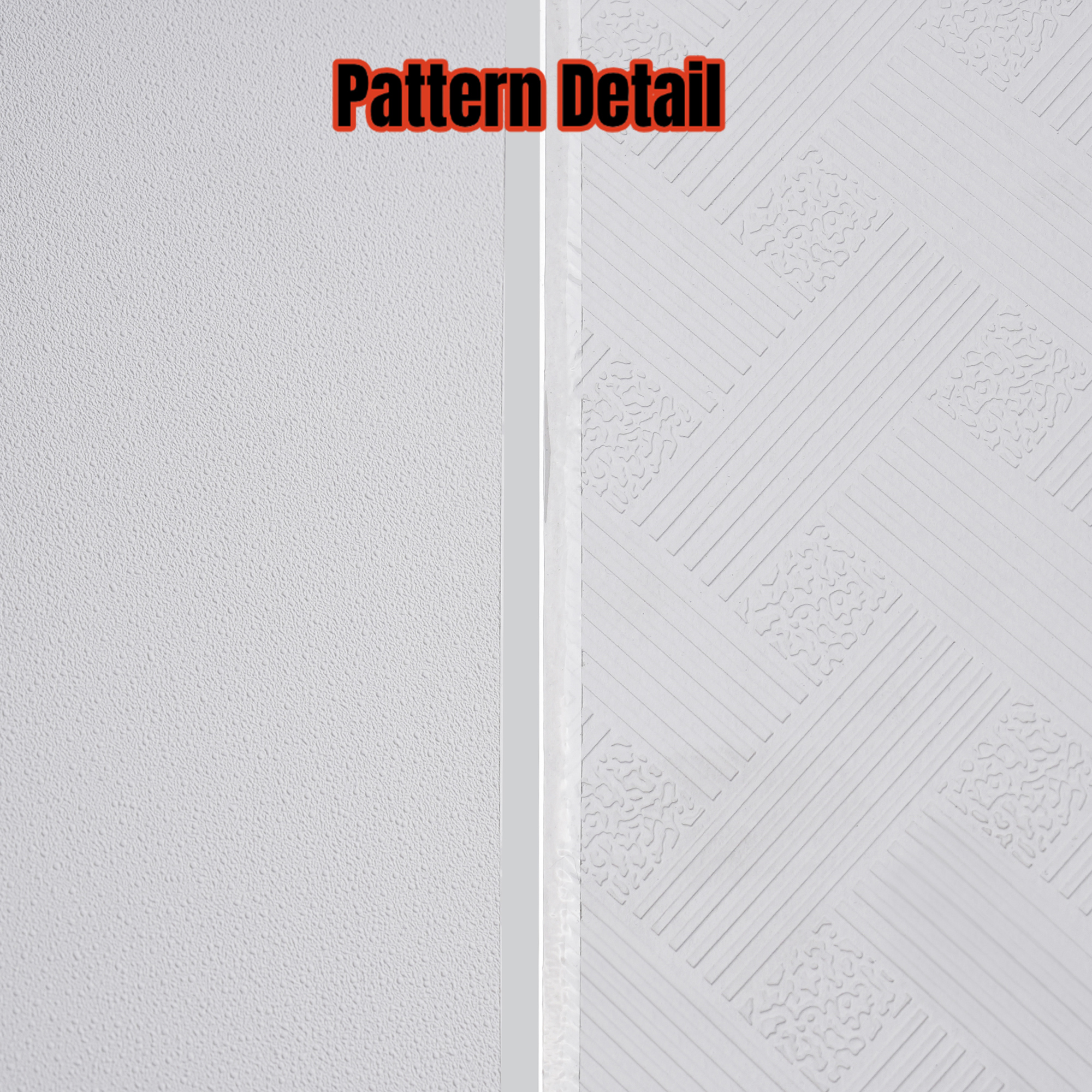 Gypsum Ceiling / PVC Plaster Ceiling Board / Vinyl Faced Gypsum Ceiling Tiles For False Ceiling With Ceiling T Grids