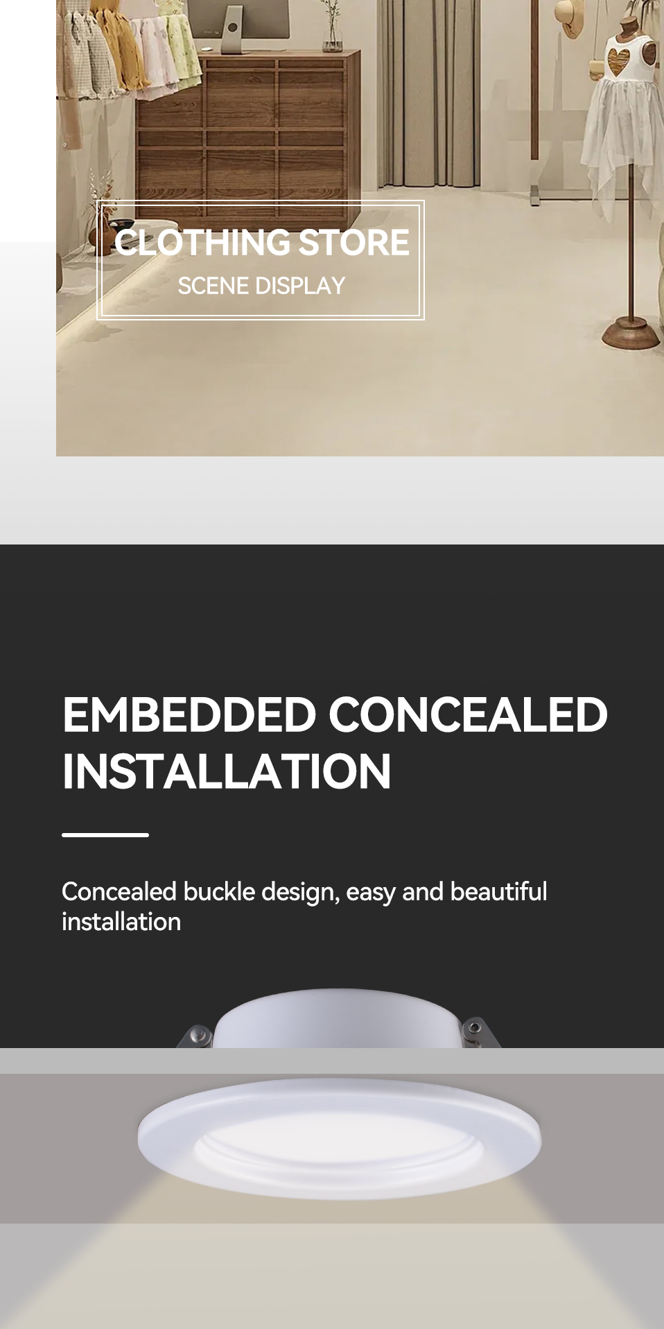 Modern Led Downlight Detail 4