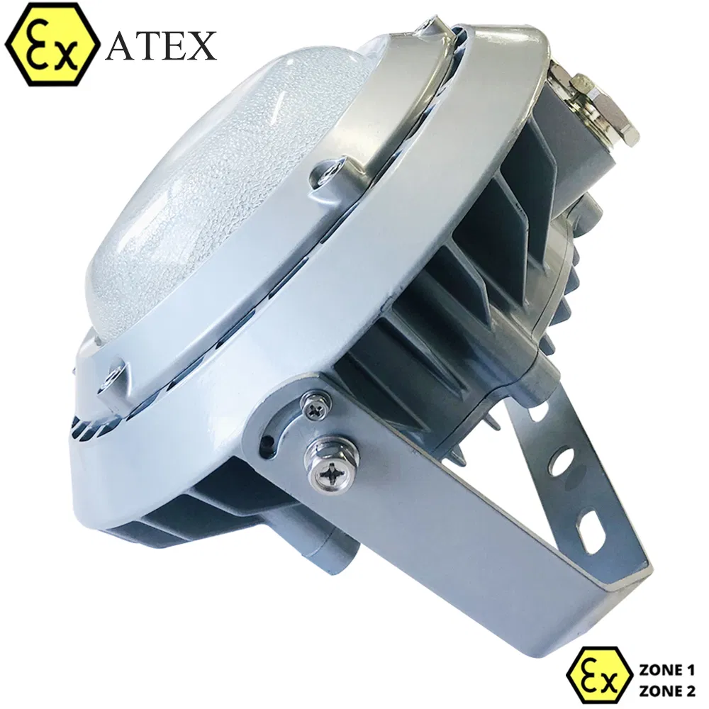 LED Explosion Proof Industrial High Bay Lamps for Hazardous Safety Lighting Oil and Gas Industry IP66 Waterproof with Atex Certificate