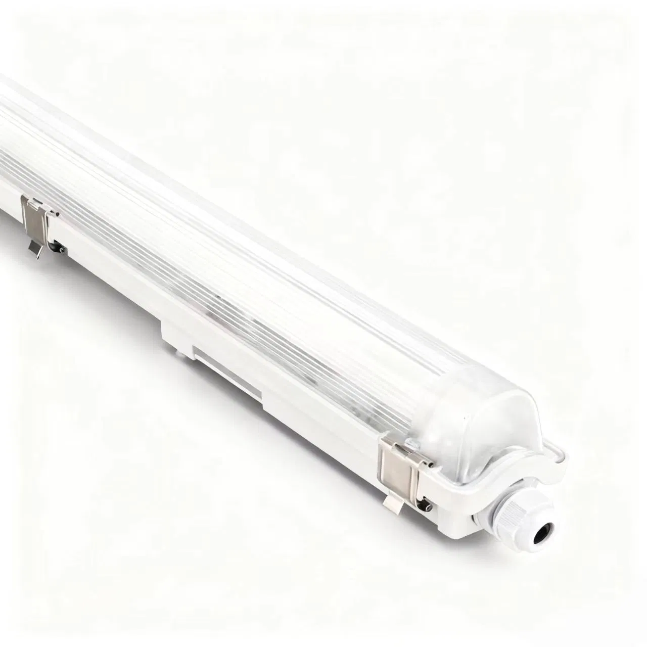Explosion-Proof All Plastic Linear Fluorescent Lighting Fixture Customizable 2FT 4FT AC220V/DC12V
