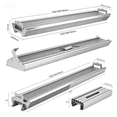Warehouse Badminton Court Industrial Lighting Linear Fixtures Lamp Utility Led Linear High Bay Light