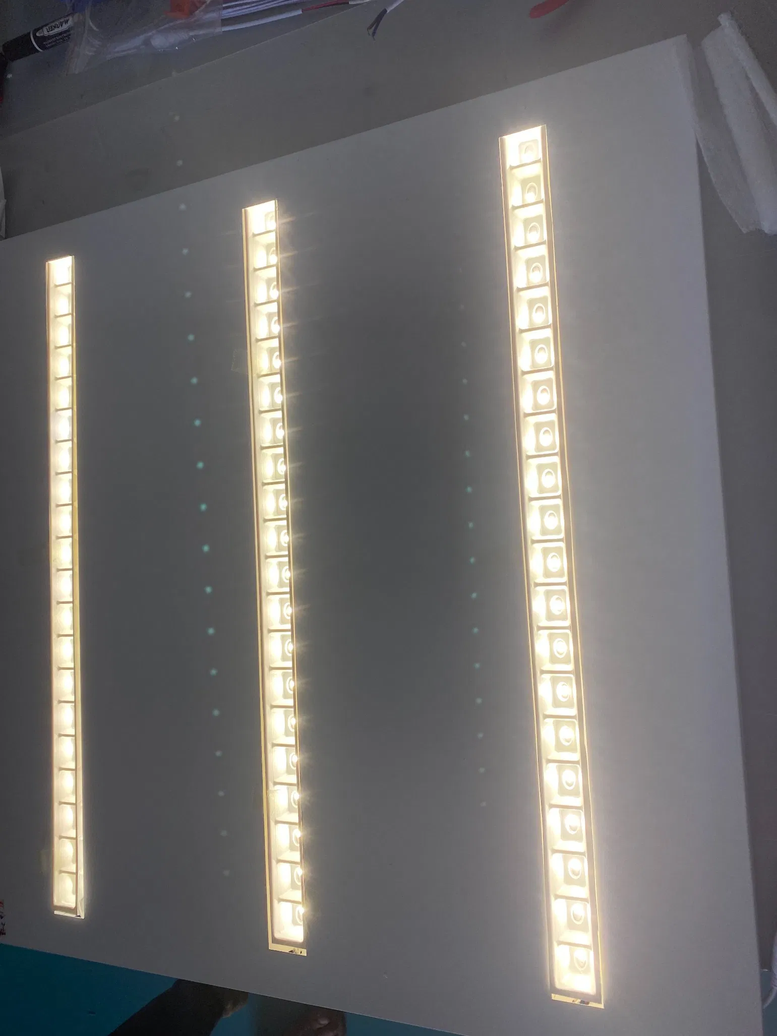 LED Panel Light IP20 Recessed Grille Reflector LED Panel Light 600*600mm 36W 4000K for Office Hospital Retail Store