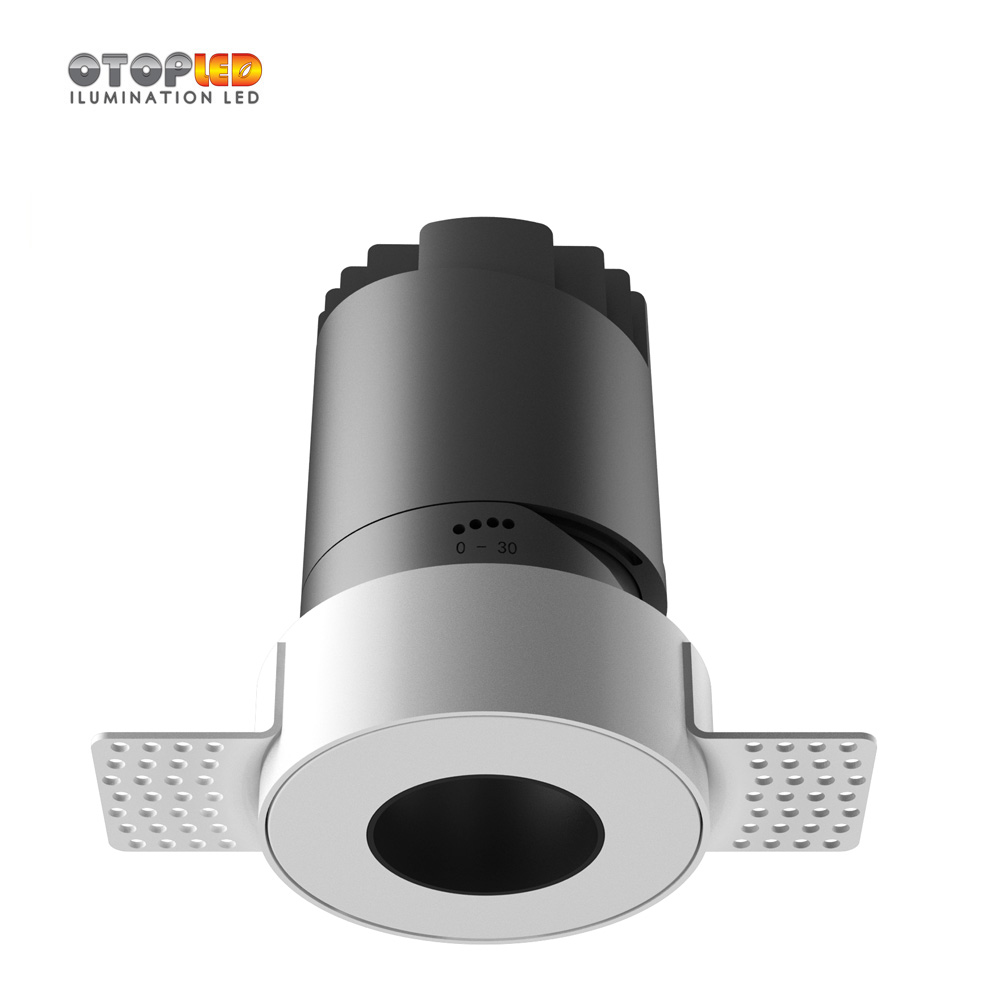 12W Honeycomb Anti-glare Adjustable Recessed Spotlight Trimless Led Downlight